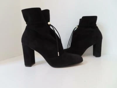 Gianvito Rossi черная замша ботильоны/ботинки EUR 39/US 8,5 - Изображение 1 из 4