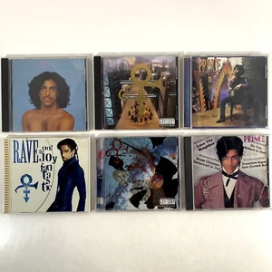 Prince CD Collection Lot 6 Vintage Albums Rave Vault Controversy Chaos Disorder - Imagen 1 de 15