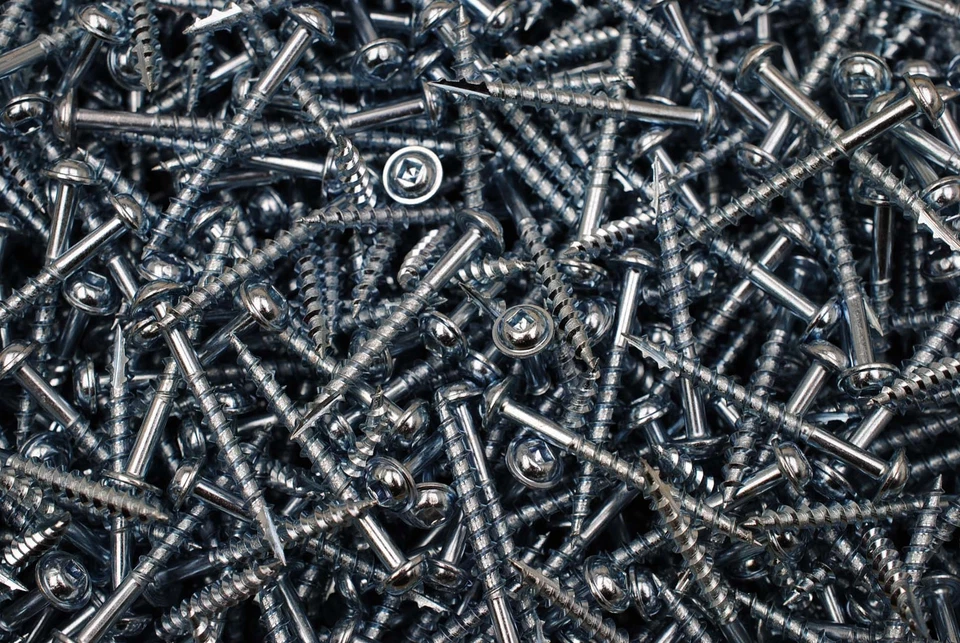 LEXAR INDUSTRIAL (500) Square Drive Washer Head 8 x 1-3/4 Pocket Hole Type 17 Coarse Wood Screw