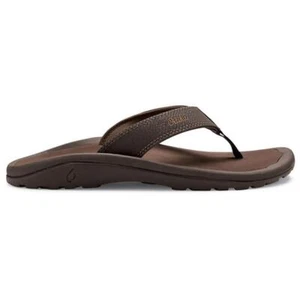 Olukai Ohana Thong Mens Dark Java Ray - Picture 1 of 9
