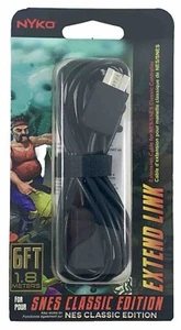 Cable de extensión NYKO 6 ft/1,8 m para controlador clásico NES/SNES TOTALMENTE NUEVO - Imagen 1 de 2
