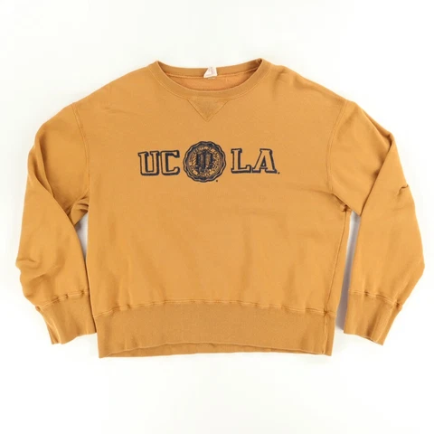 Tailgate UCLA Bruins Crewneck Sweatshirt Gold Men's L Cover