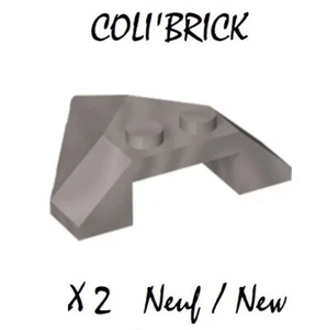 Lego 22391 - 2x Motorhaube / Keil 4x4 spitz - flach silber - NEU NEW - Bild 1 von 1