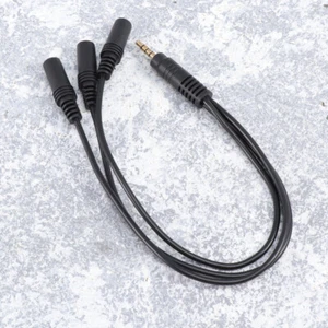 Divisor de micrófono estéreo 3,5 mm 1 macho 3 hembra adaptador conector divisor de audio - Imagen 1 de 11