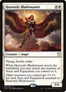 1x Heavenly Blademaster NM Eng MTG - Commander 2018 - Picture 1 of 1