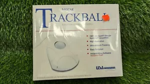 Vintage 1995 USA Identity Systems 3 Button Trackball Mouse Sealed - Picture 1 of 3