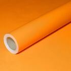 50m x 0,75m orange JUNOPAX Geschenkpapier wetterfest nassfest Rolle