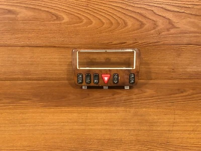 MERCEDES BENZ W208 CLK320 ASIENTO TÉRMICO BLOQUEO PELIGRO CONTROL PANEL MADERA OEM Foto 1 de 4