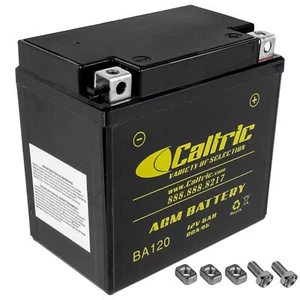 Caltric AGM Battery for Yamaha XT225 2001-2007 / XT250 2008-2023 / Ytz7s 12V 6Ah - Picture 1 of 7
