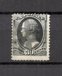 US 1870 old 30 C. A.Hamilton stamp (Michel 45) nice used - Picture 1 of 2