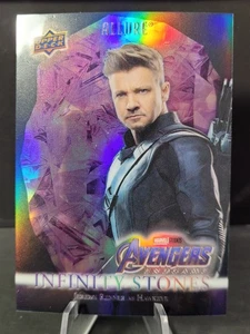 Jeremy Renner als Hawkeye 2022 Upper Deck Marvel Allure Infinity Power Stone /299 - Bild 1 von 3