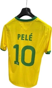 Gelbes Trikot Pele Brasilien handsigniert BAS Authentication - Bild 1 von 7