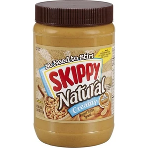 SKIPPY Natural Cremosa Mantequilla de Maní para Untar, 40 Oz, 7 G de Proteína por Porción - Imagen 1 de 6