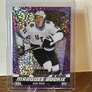 2024-25 O-Pee-Chee Platino Carpa Novato Píxeles Violetas #254 Josh Doan/299 - Imagen 1 de 2