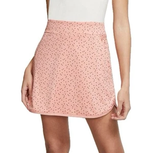 Nike Golf Tennis Skort Skirt Pink Triangle Pattern UV Dri-Fit Women's Size Large - Picture 1 of 7