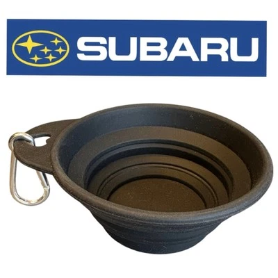 Subaru Sherman Oaks Pequeño Plegable Goma Perro Agua Cuenco 1 Taza Nuevo Foto 1 de 4