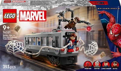 LEGO Marvel 76321 Spider-Man vs. Doc Ock Subway Train Scene 393 pcs - Image 1 of 4