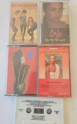 R&B Cassette Mix Of 80's  Woman Singers.  Sade,Janet Jackson, WhitHouston,expose - Image 1 of 4