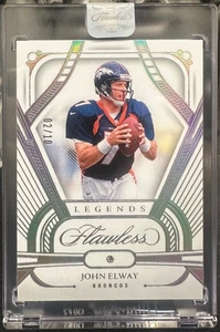 2024 impecable - Leyendas John Elway Diamante/10 Denver Broncos Salón de la Fama - Imagen 1 de 2
