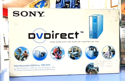 Videocámara Sony VRD-VC10 DVDirect y convertidor de VCR a DVD unidad grabable de video Foto 1 de 4