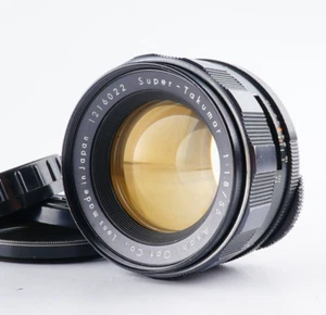 Tôt Modèle Ex + 5 Asahi Pentax Super Takumar 55mm F/1.8 Mf Objectif De Japon - Imagen 1 de 19
