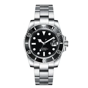 40mm Custom Logo Laser DIY Sapphire Glass NH35 Movement Automatic Mens Watch - Picture 1 of 23