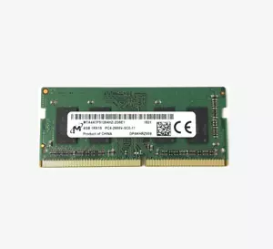 Micron 4GB DDR4 RAM 2666MHz SODIMM Laptop RAM Memory 260 Pin Non-ECC PC-21300 - Picture 1 of 2