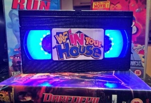 WWE Wrestling Night Light, Desk Lamp, Led, ECW, WWF, WCW, Bedroom Lamp, TV, Kids - Picture 1 of 12