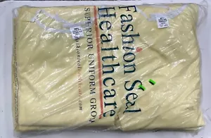 Lot Of 12 Fashion Seal Healthcare Unisex Gown Style 511 Yelllow NEW - Picture 1 of 3