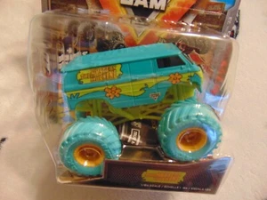2022 SERIES 23 SCOOBY DOO MYSTERY MACHINE SPIN MASTER Monster Jam TRUCK POSTER - Picture 1 of 2