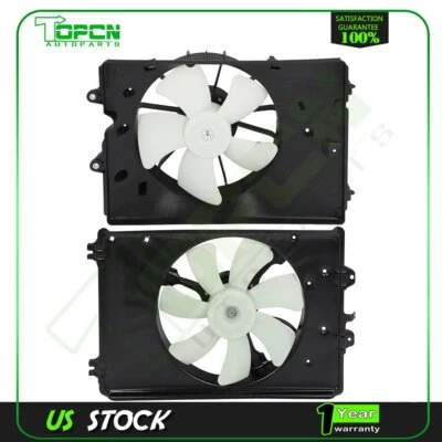 Dual Condenser and Radiator Cooling Fan For 2009 2010 2011-2015 Honda Pilot - Image 1 of 4