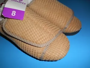 NEW SILVERTS Sz 8 WOMENS EXTRA WIDE SLIPPERS SHOE SWOLLEN FEET DIABETIC BUNIONS - Picture 1 of 4
