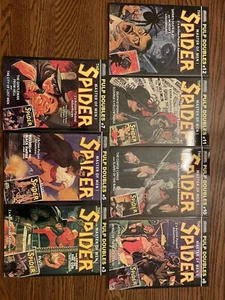 7 THE SPIDER : MASTER OF MEN Doubles 14 novels Carroll & Graf PULP pbk lot - Picture 1 of 2