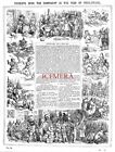 'Tourists in the Year of Revolutions' Antique 1850 Punch Cartoon Print 153/K