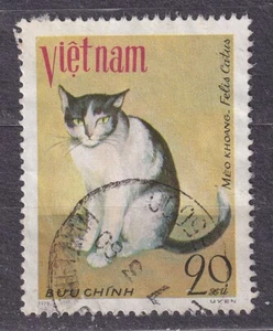 VIETNAM 1979 SC#1027 used 20xu st., Cat, Meo khoang. - Picture 1 of 1