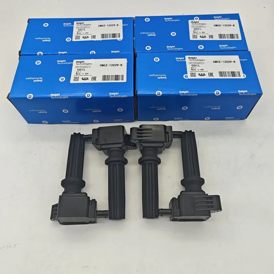 New 4Pcs Delphi Ignition Coils DG562 CM5Z-12029-K For 2012-19 Ford Edge MKZ 2.0L Foto 1 de 4