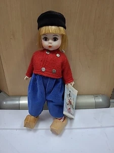Madame Alexander Olanda bambola olandese vintage bambino bambino con etichetta cappello 1979 7,5" - Foto 1 di 4