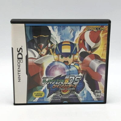 Nintendo DS Capcom Rockman Exe 5DS Twin Leaders with Box Japan - Image 1 of 3