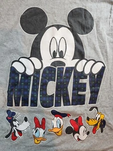 Camiseta De Colección Mickey Unlimited Jerry Leigh Gris Mickey Manga Corta Unisex Talla XL - Imagen 1 de 8