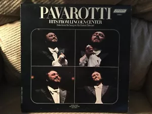 LUCIANO PAVAROTTI:Lincoln Center Historic Telecast LP w/ NOTES! PLAYS GREAT! Ex+ - Picture 1 of 8