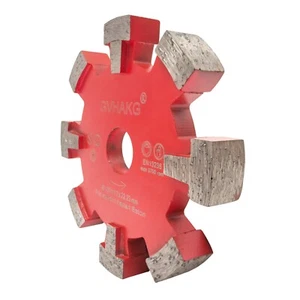 GVHAKG Diamant Frässcheibe 120x17x8T, Für extrem harten Beton-U-förmige Nut - Bild 1 von 9