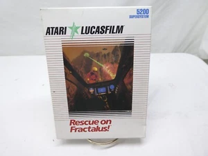 Rettung auf Fractalus! LUCASFILM Atari 5200 VERSIEGELT Anzeichen starker Regalspuren - Bild 1 von 15