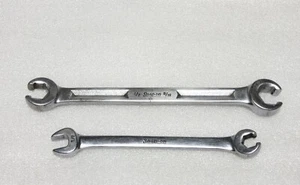 2-Snap On 1/2" x 9/16" Double Flare Nut Wrench RXH1618S & 3/8" Flare RXS12, NICE - Picture 1 of 9