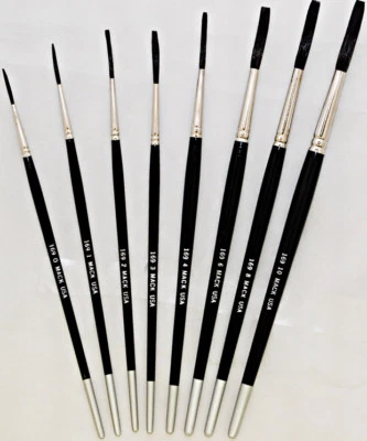 Pennelli per lettering Andrew MACK - SERIE 169 - SCEGLI LA MISURA