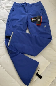 NEU MIT ETIKETT - SPYDER DAMEN ME SPORTLICHE PASSFORM HOSE, ISOLIERUNG, LOGO, GR.8 S, FARBE BLAU - Bild 1 von 12