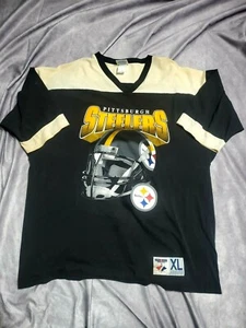 Vintage Herren Chalk Line Jerzees Activewear Pittsburgh Steelers Trikot XL RAR - Bild 1 von 11
