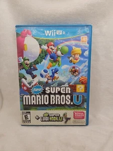 New Super Mario Bros. U (Nintendo Wii U, 2012) No Manual Artwork Ripped - Picture 1 of 5