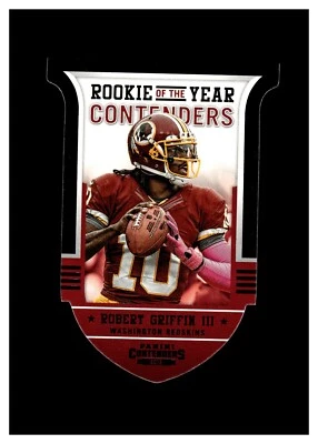 2012 Panini Contenders ROY Black Robert Griffin III RC 26/50 Washington Redskins - Image 1 of 2