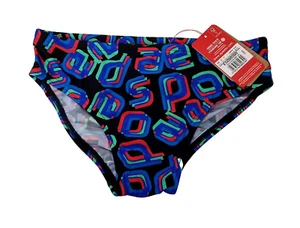 SPEEDO Boys Brief Swimming Trunks Digi 6.5cm Brf Jm Multi-Coloured Size 9-10 27 - Picture 1 of 2