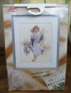 New unopened Lanarte kit 33501 Sarah Moon Lady in Blue. rare Out of Print. - Picture 1 of 2